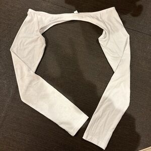 White Long Sleeve Top for Layering